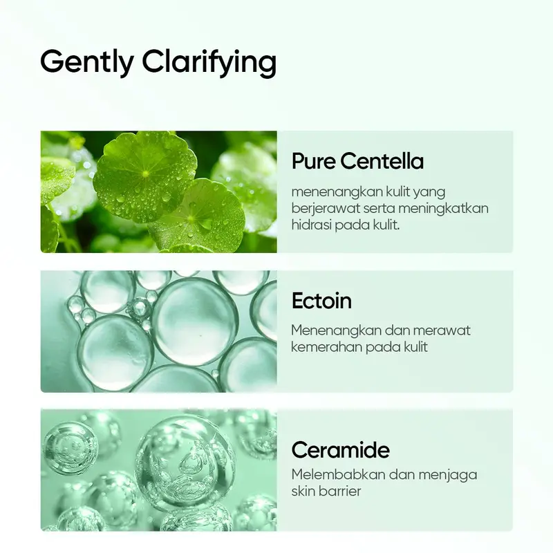 【video】SKINTIFIC Pure Centella Acne Calming Toner wajah facial berjerawat ceramide 2