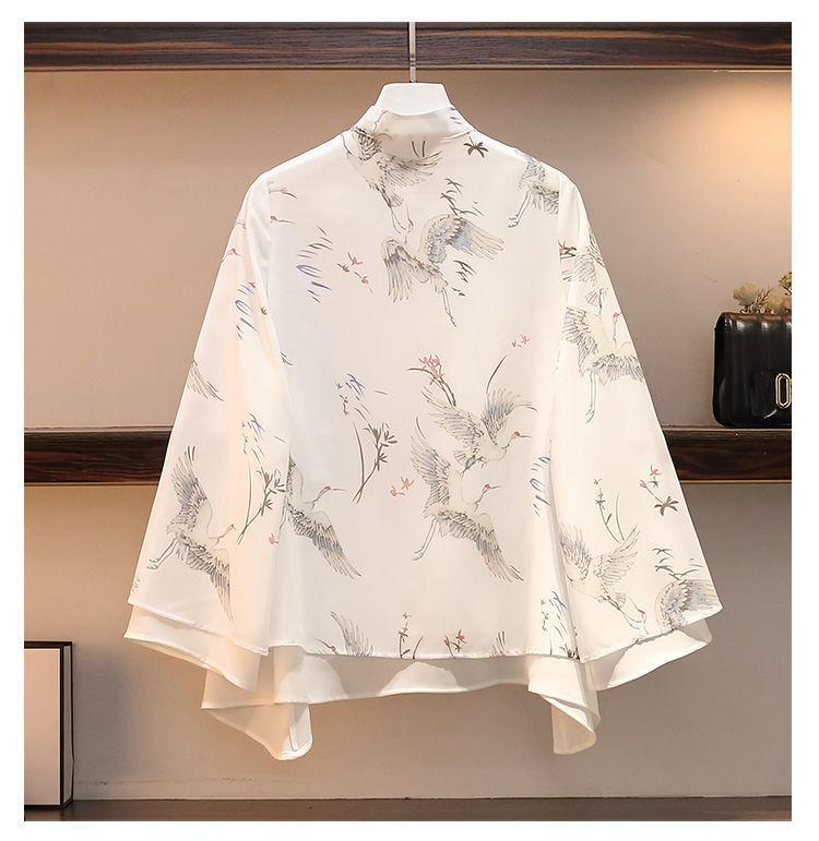 Product Introduction of Quần Áo Nữ, Cỡ Lớn, Bộ Hai Mảnh Áo Và Váy, Phong Cách Mùa Hè Cổ Xưa Cải Tiến Sườn Xám, Thiết Kế Đặc Biệt, Thích Hợp Cho Cô Gái Đầy Đặn, 2024 Top Women Pants Polo Jacket 8