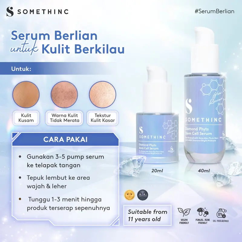 SOMETHINC Diamond Phyto Stem Cell Serum - Serum Diamond untuk Kulit Berkilau dan Cerah 5