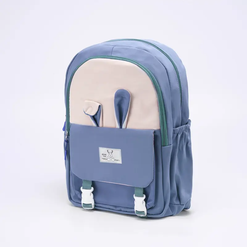 Balo vải đi học nữ ZENPACK đeo vai Hàn Quốc tai thỏ dễ thương đựng laptop 15.6 inch ZP05 6