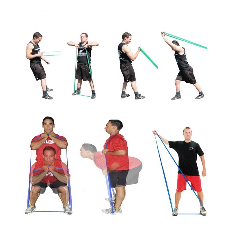 Product Introduction of Tali Lateks Pull Up Resistance Band Fitness size m - Y66OR - Black Alat Outdoor 6