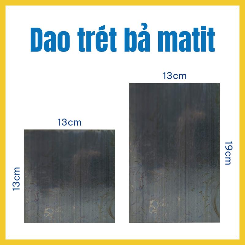 Dao thép trét bột, bả matit, thép có độ bền cao, mỏng, dẻo