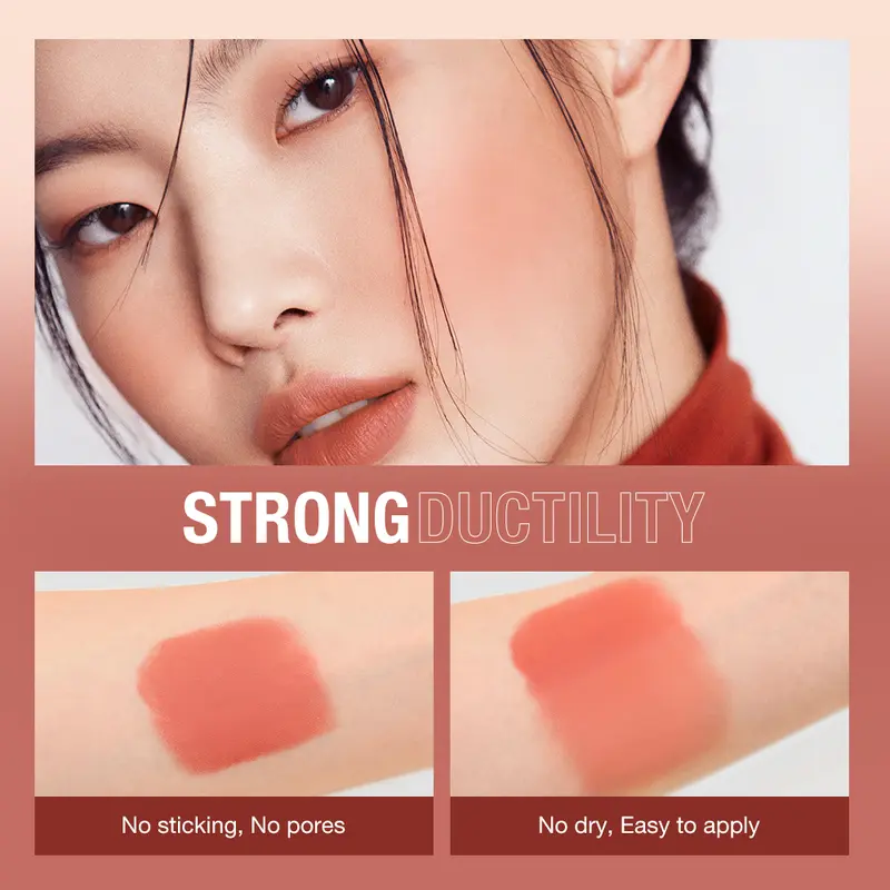 【TD】O.TWO.O Makeup Blush Stick Hydrating Gloss Lip & Cheek 6 Colors Beauty Cosmetics 2