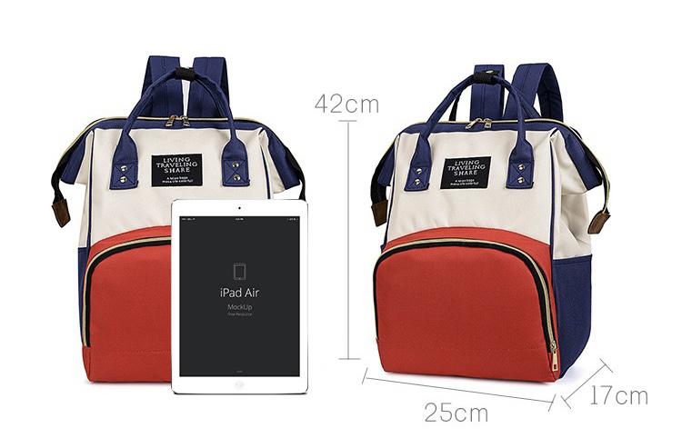 Product Introduction of TAS BAYI 6006 - Tas Perlengkapan Bayi LTS POLOS Diaper Bag Tas Popok Travelling Ransel Backpack - H1 Bags 0