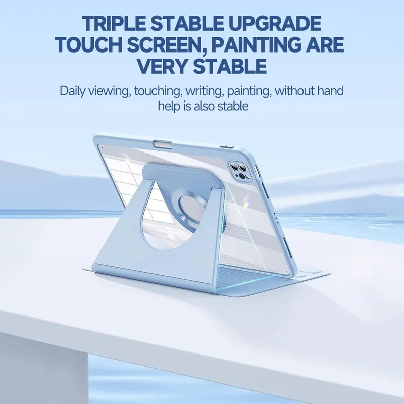 GOOJODOQ Casing For iPad Air5 Air4 10.9 magnetic 720° rotation iPad case For Mini6 8.3 2021 Pro11 2021 Gen7 Gen8 Gen9 10.2 4