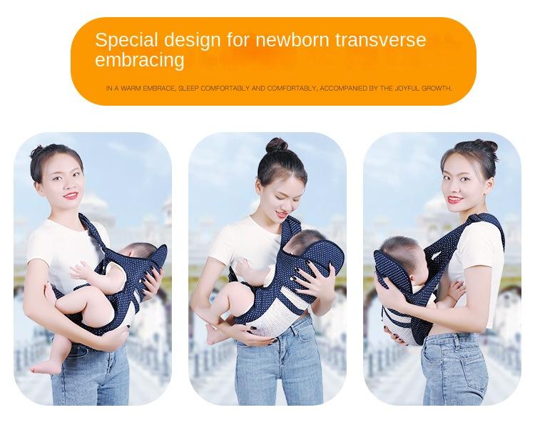 Product Introduction of Baby carriers are easy to use in both front and back, convenient for travel and quick storage of newborns.They come with traditional old-fashioned back straps 7