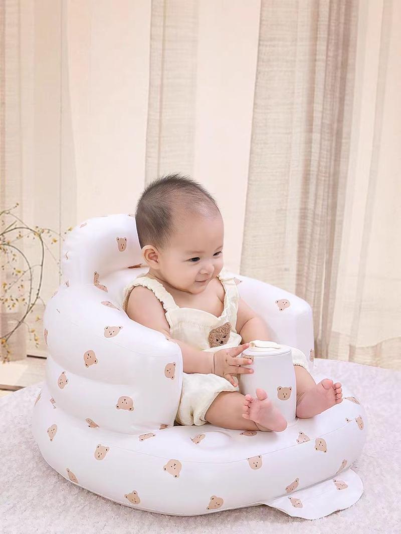 Product Introduction of Cute bear baby training chair with pump in mother and child 19