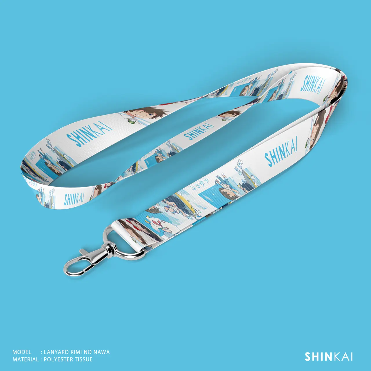 SHINKAI Lanyard Neck Gantungan Anime Kimi No Nawa Rantai