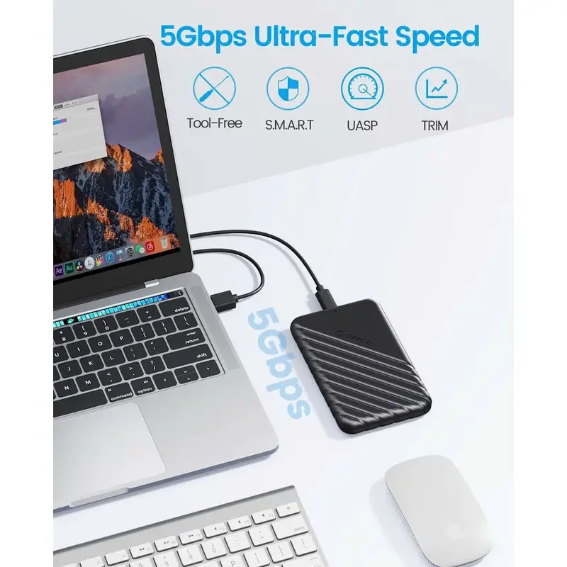 Box Ổ Cứng di động hdd ssd 2.5 inch Hard Drive Enclosure USB 3.0 - Bảo Hành 12 Tháng 2