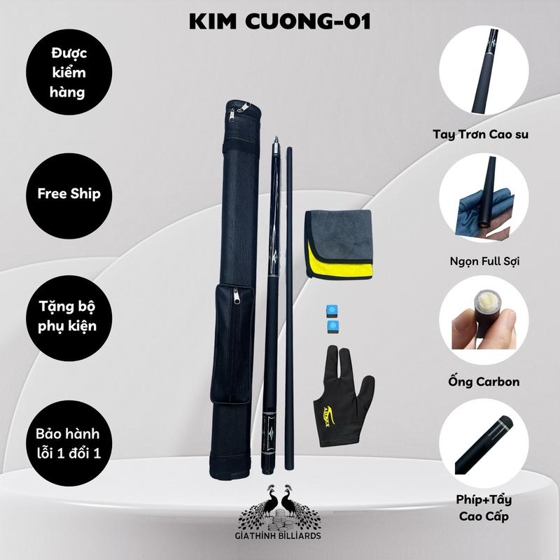 Sản Phẩm Cơ Bida Phủ Carbon Combo Tặng bao da găng tay nơ khăn lau cơ Đầy đủ mẫu lỗ + lip + 3C cơ ruby hồng bida & snooker bidaspeedd5