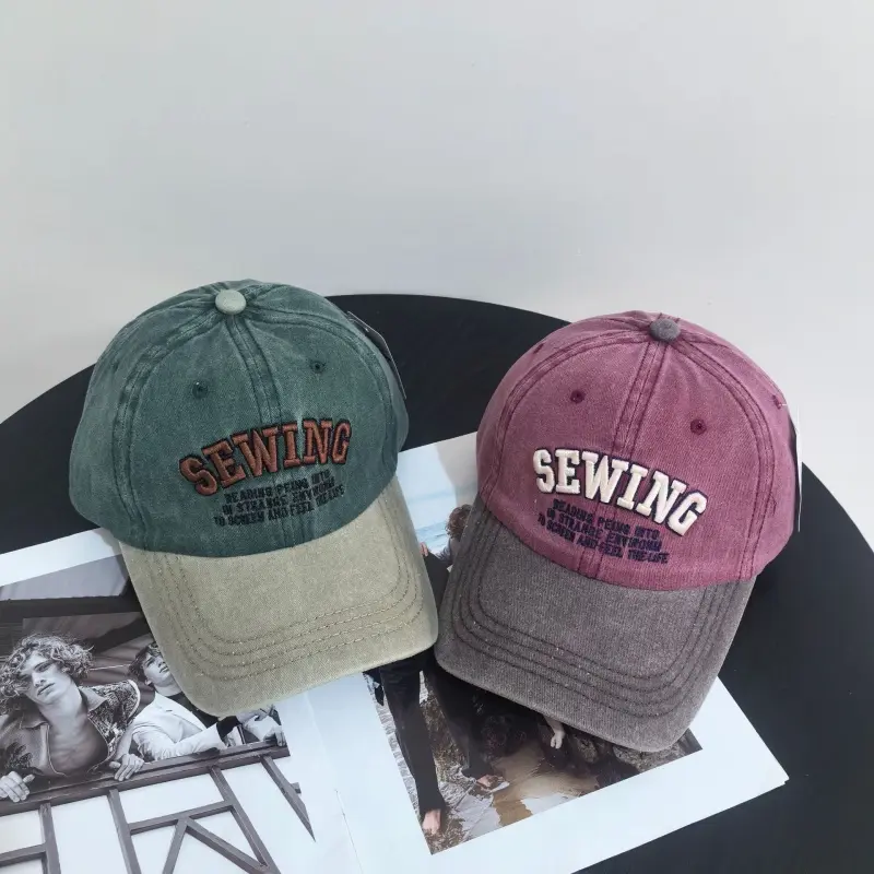 Mũ Bóng Chày Thêu Chữ, Phong Cách Cổ Điển Thời Trang Kpop, Mũ Snapback Cặp Đôi, Dành Cho Nam Và Nữ, Mũ Chống Nắng, Mũ Chapeau Homme, Chống Tia UV, Mũ Lưỡi Trai