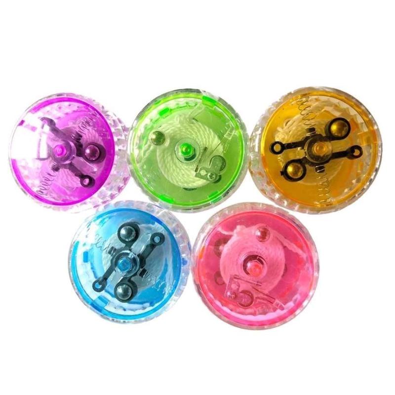 Product Introduction of COD Mainan Bola YoYo Magic Bulat Bahan Plastik Ukuran 2.2x1.3" + Lampu Colorful untuk Anak hadiah toys 1