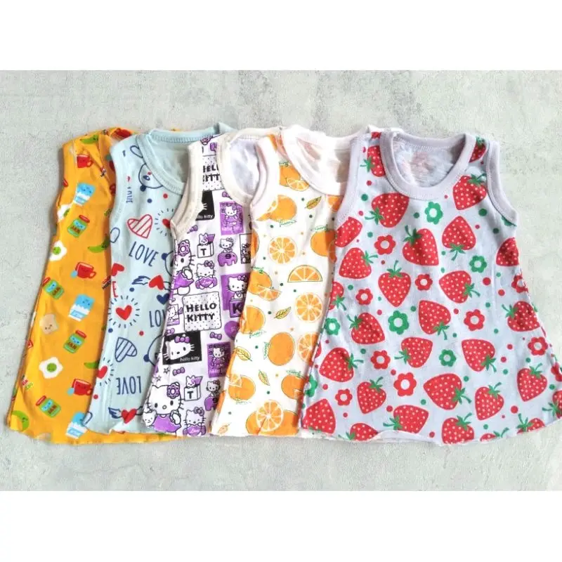 PAKET HEMAT ISI 3 DASTER ANAK PEREMPUAN YUKENSI 0-5 TAHUN baju bayi kutung 2