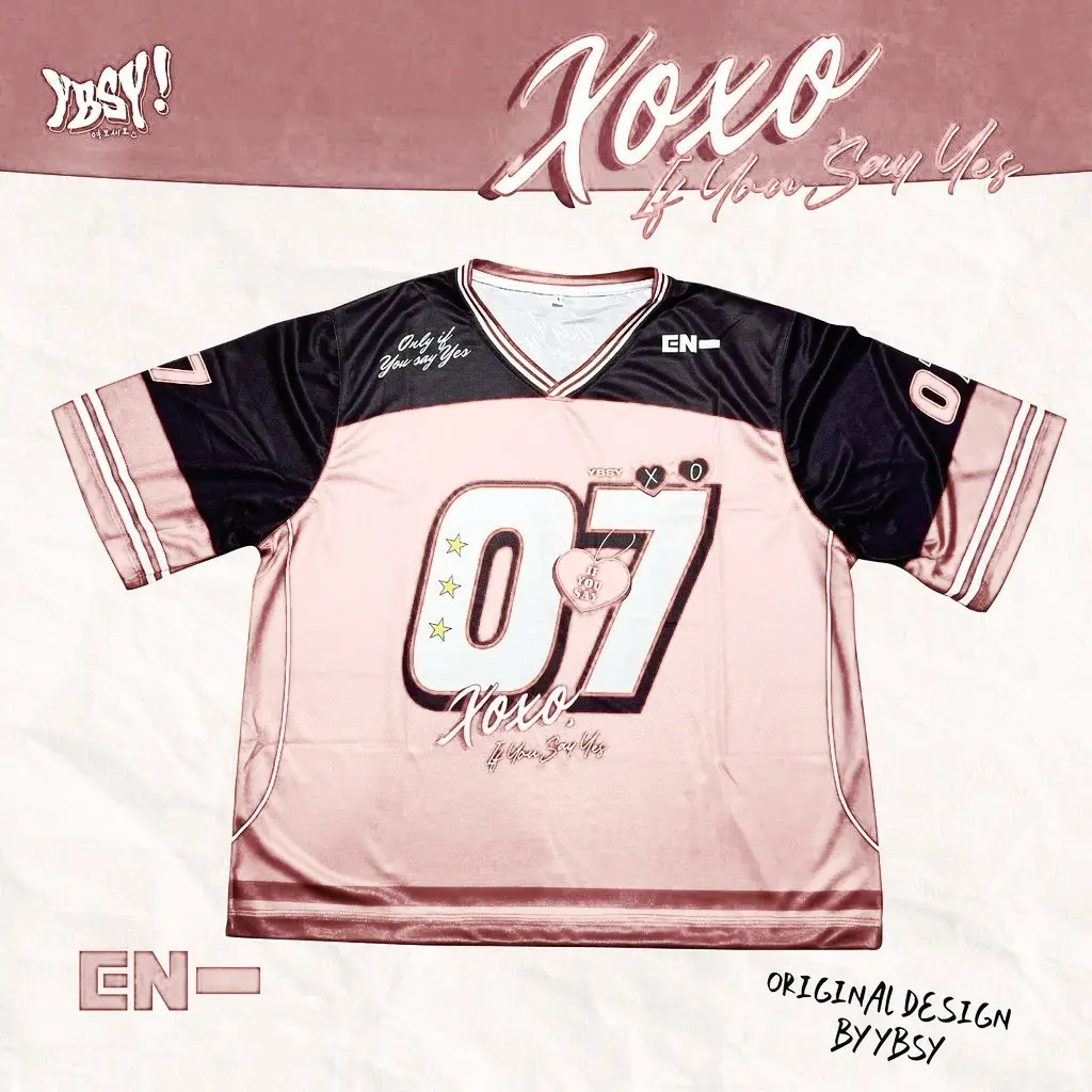 NEW! Enhypen Jersey - X.O EN- Special Jersey for Your Romantic Era If You Say Yes