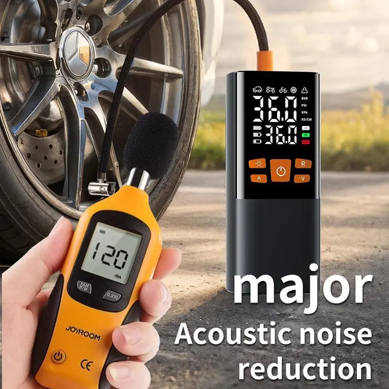 Portable Air Compressor, 3 in 1 Inflation Pump, Multifunctional Wireless Mini Inflation Pump, Suitable for Ball, Bicycle, Motorcycle & Car Tire Inflation, Vehicle 3