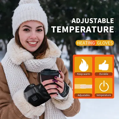 Snow Keep Hands Warm Usb Gloves USB Electric Heated Gloves Winter