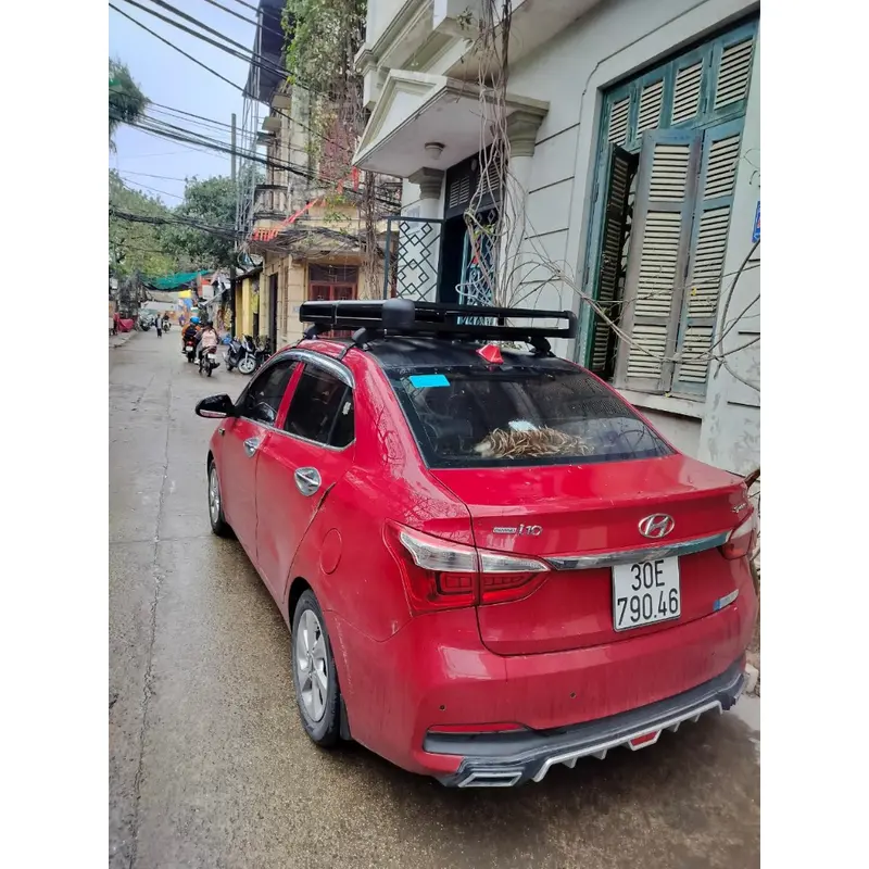 Giá nóc cho xe Hyundai i10⚡ HÀNG LOẠI 1 ⚡ Baga chất liệu hợp kim nhôm nhẹ bền, thiết kế thể thao 0