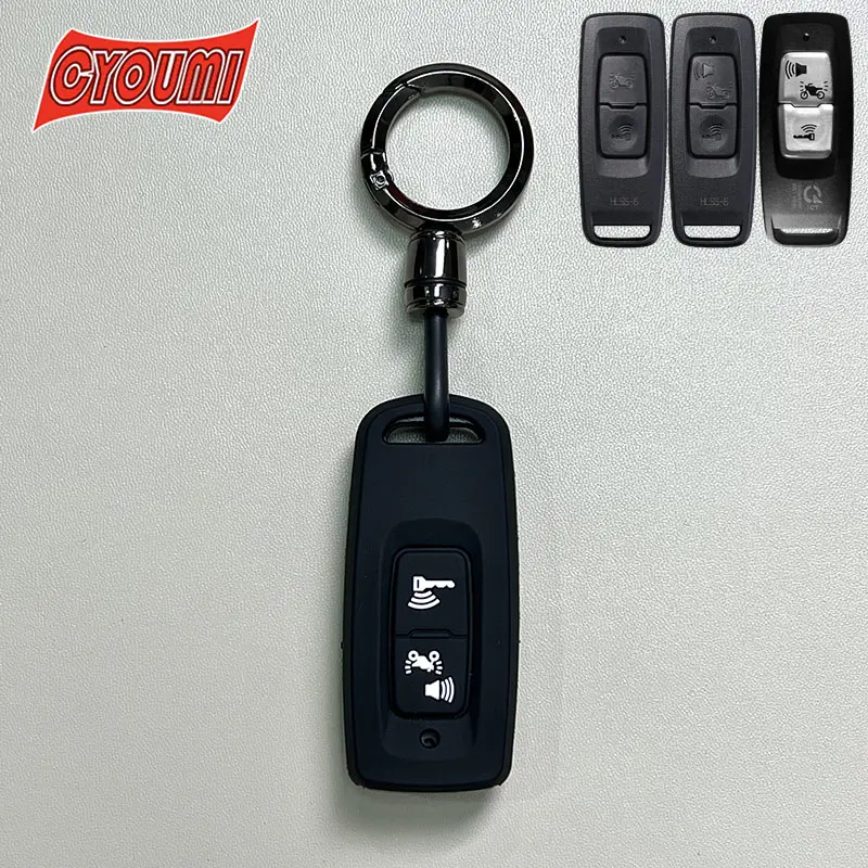 For Honda Sh Vision PCX 160 PCX160 Scoopy Giorno+ Giorno Filano Froza 350 ADV 150 Adv 350 Click 160 Lead 125 2022-2024 Zinc Alloy Keychain Silicone Car Case Cover