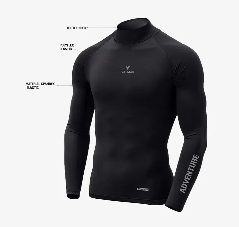 Baselayer manset pria olahraga valmar adventure tangan panjang / baju ketat outdoor / compression wear Sport 1