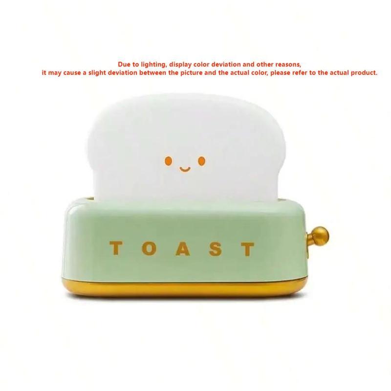 Creative Bread Design Night Light, USB Rechargeable LED Night Lamp, Bedside Desk Light For Bedroom, Dimmable Table Light For Living Room & Home Decor, Gadgets for the Home, Men's Gadgets 3