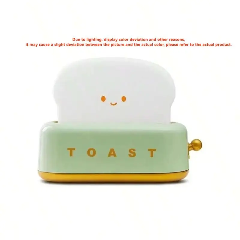 Creative Bread Design Night Light, USB Rechargeable LED Night Lamp, Bedside Desk Light For Bedroom, Dimmable Table Light For Living Room & Home Decor, Gadgets for the Home, Men's Gadgets 2