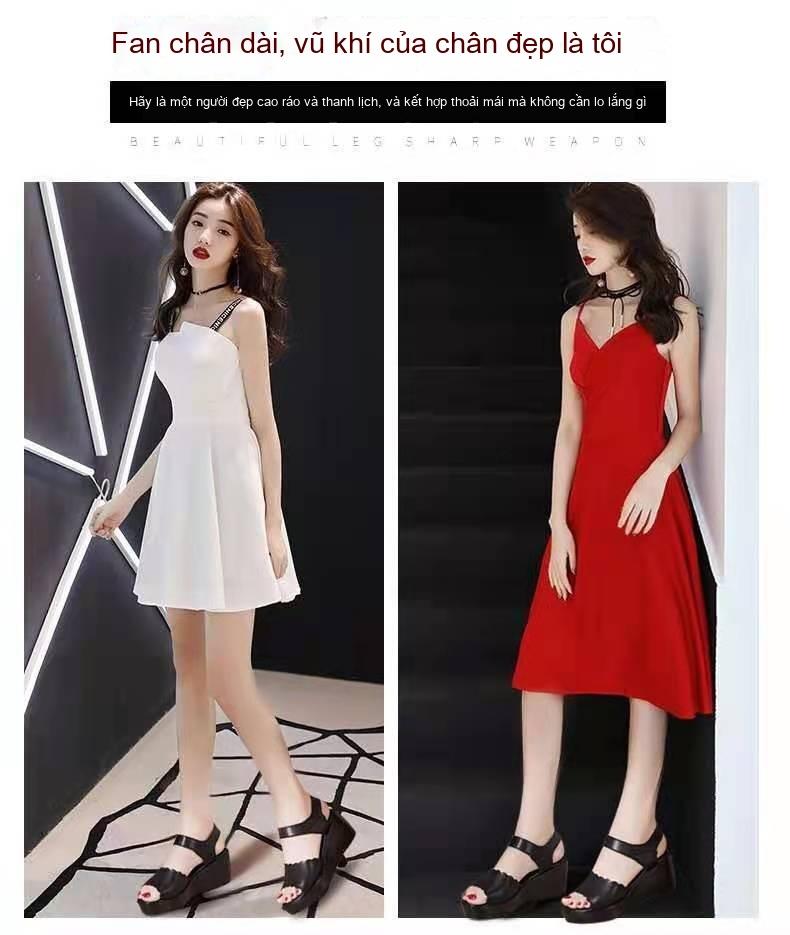 Product Introduction of Dép Đế Xuồng, Da Thật, Mềm Mại, Dành Cho Nữ, Hàng Mới Về Mùa Hè, Giày Đế Mềm, Dép Nữ Đế Xuồng, Dễ Phối Đồ, Quai Dán, Thiết Kế Mũi Nhìn Trộm 3