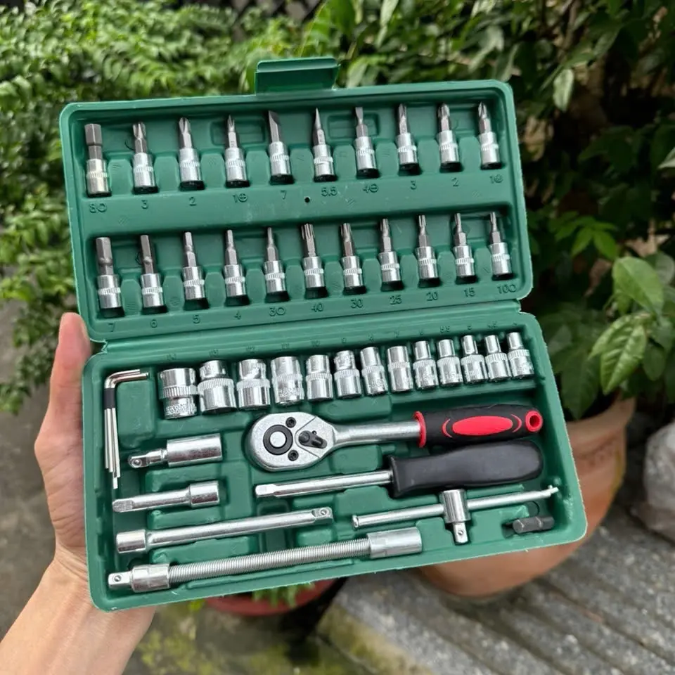 Bộ Dụng Cụ Sửa Chữa 48 Chi Tiết 1/4 Tiện Lợi