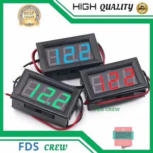 VoltMeter Digital Mini DC 4-30V 2 Kabel