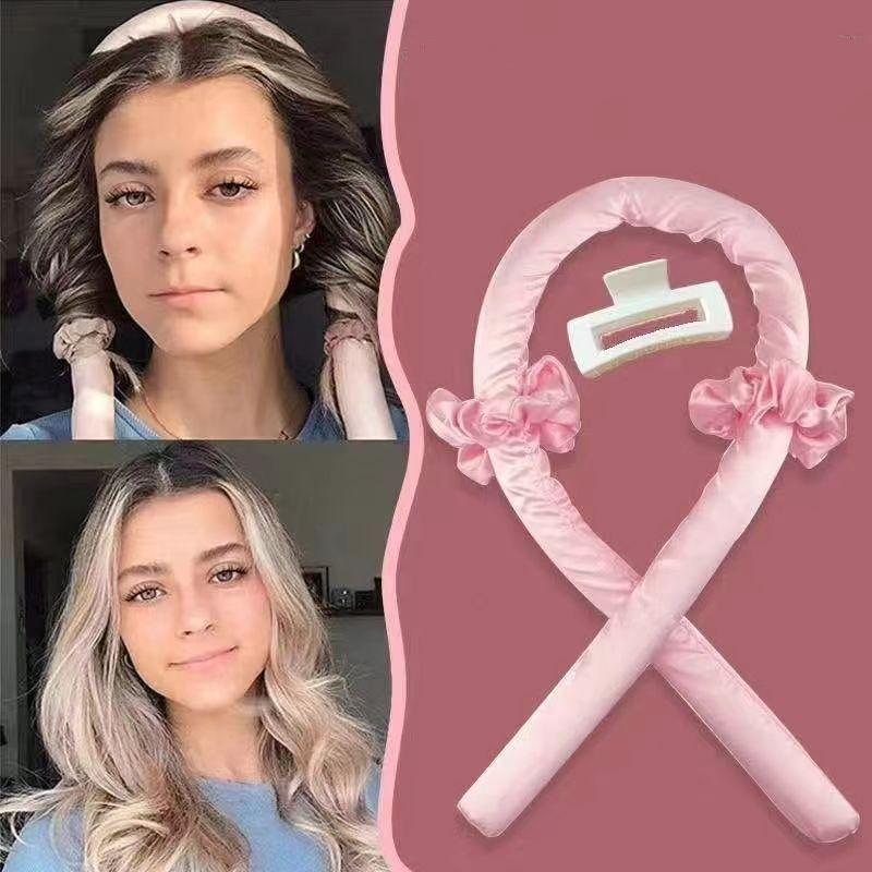  Dụng Cụ Uốn Tóc Khi Ngủ Không Gây Hại Cho Tóc Không Nhiệt Máy Duỗi Tóc Dụng Cụ Uốn Tóc Lọn Lớn Cho Nữ Kẹp Bồng Bềnh hair wrap Women 