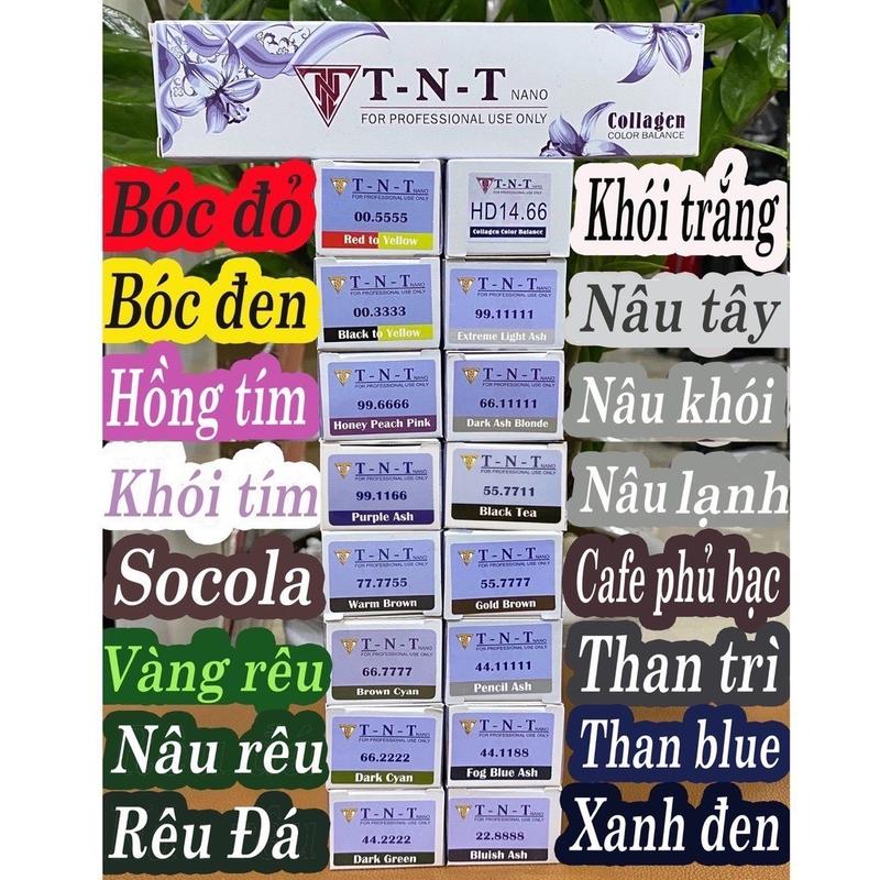 Màu Nhuộm TNT Plus 100ml dành cho salon Nhuộm Tóc Nữ Đổi Màu Tóc