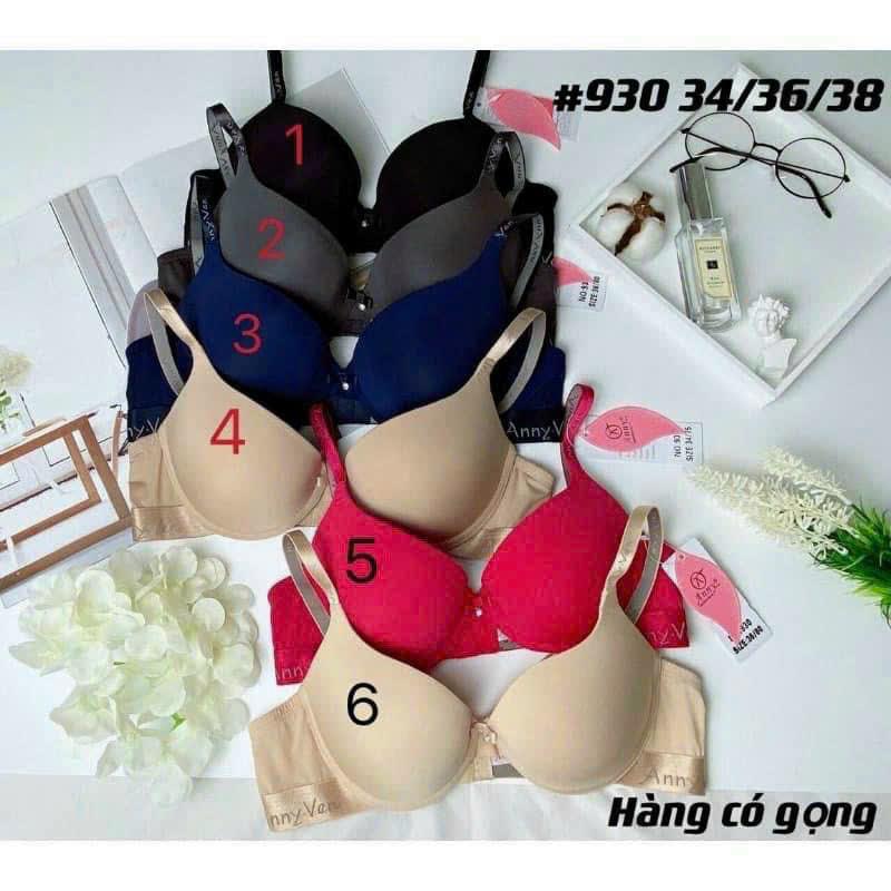 CUP A/B Áo lót Thái Anny mút  nâng 3cm,quả êm mềm  đẹp 930 Nữ Bra SIÊU MỀM MẠI 1