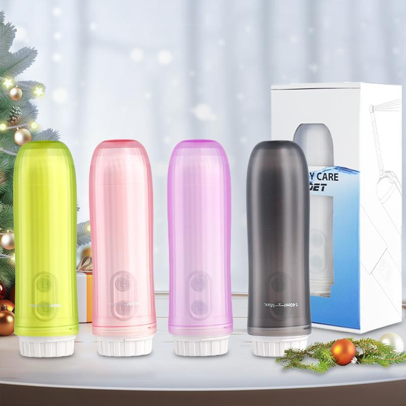 Portable Modern Water Bidet, 1 Count Foldable Personal Travel Bidet with 2 Pressure Option, Bathroom Accessories Electric Sprayer Toilet for Reduces Toilet Paper Usage By 50%/soothing Postpartum Care/perineal & Hemmoroid Treatment, Hygiene Products 1
