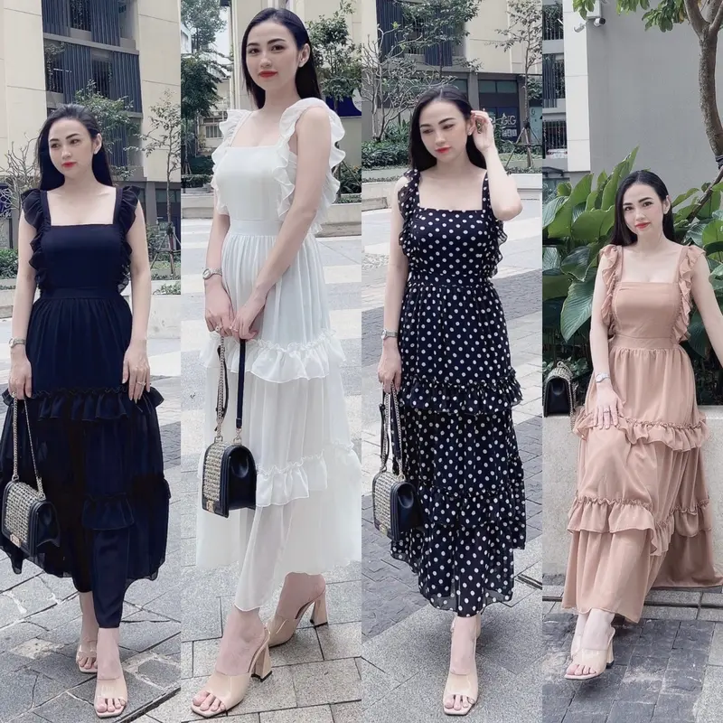 Đầm Voan Cánh Tiên Bèo 2 Tùng Women - Nữ 5