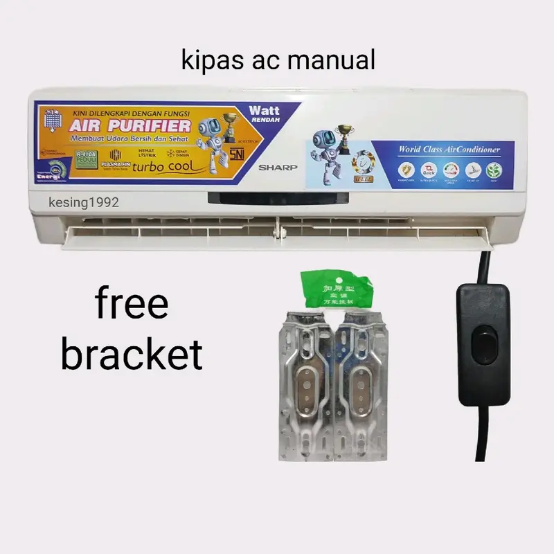 KIPAS ANGIN MODEL AC MANUAL TANPA REMOT 1