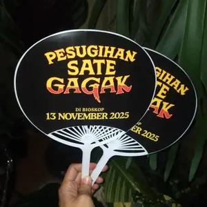 Kipas Kerang Uchiwa Custom 2 Sisi Order Express Bisa