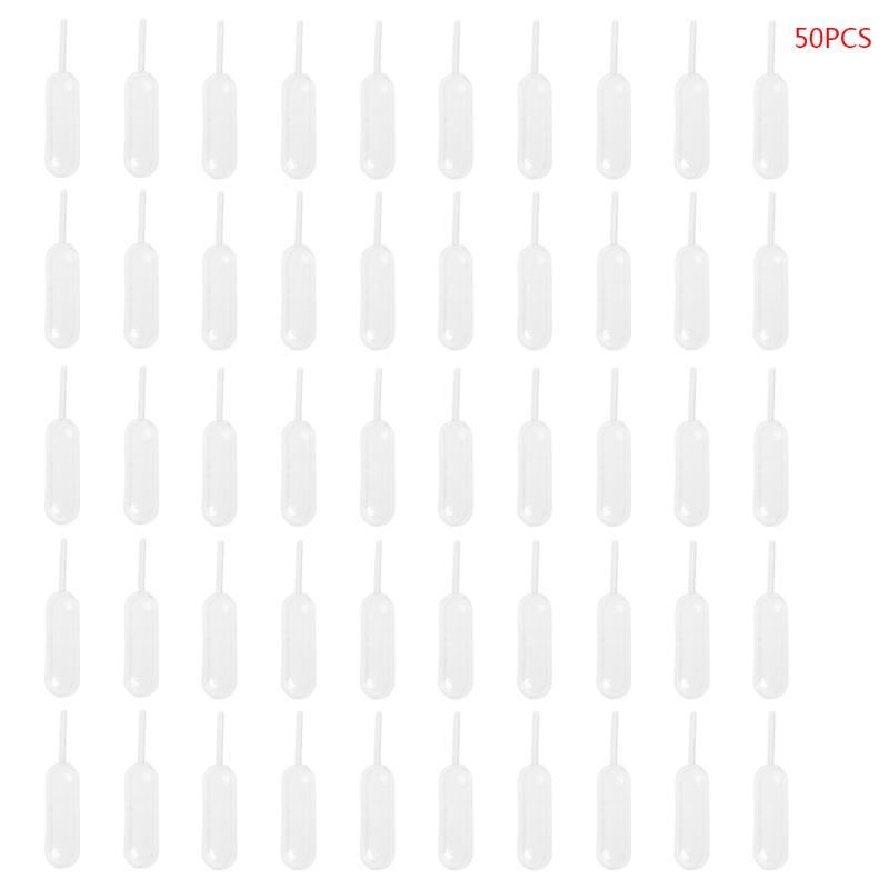 Product Introduction of 50pcs Plastic Squeeze Transfer Pipettes Dropper For Cupcakes Strawberries 4ml 0