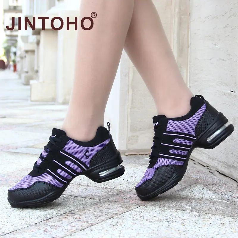 Giày Thể Thao, JINTOHO, Bán Chạy, 2024 EU35-44, Đế Ngoài Mềm, Giày Khiêu Vũ Hơi Thở, Giày Giày Thể Thao Cho Nữ, Giày Tập Luyện, Giày Jazz Khiêu Vũ Hiện Đại 3