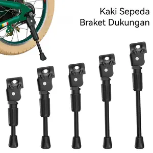 Penyangga Kaki Sepeda Anti Selip 12in 14in 16in 18in 20in Kickstand Sepeda Parkir Sepeda Dengan Desain Sederhana Dan Praktis Tahan Air Dan Kuat