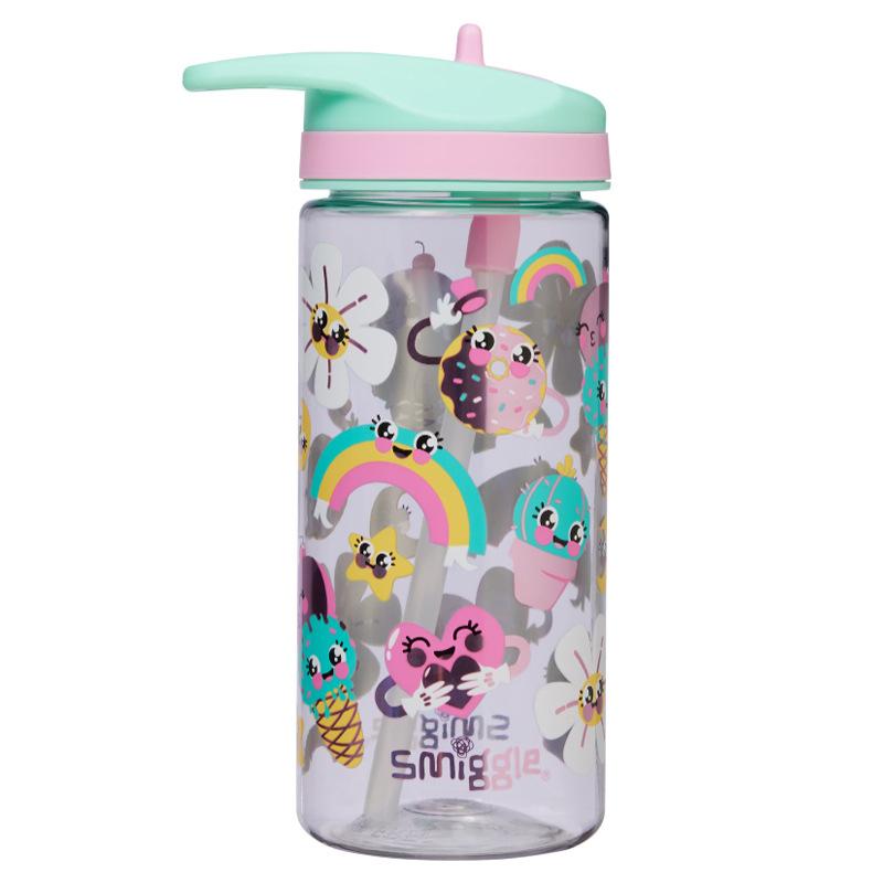 Product Introduction of Australian Smiggle Silicone Mouth Straw Kettle Elementary School Student Water Cup Children Tumbler 11