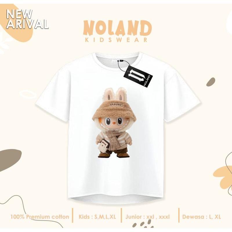 KAOS ANAK 1-14THN & DEWASA  // MOTIF LABUBU TOPI BERDIRI SERIES // KAOS KARAKTER ANAK 1