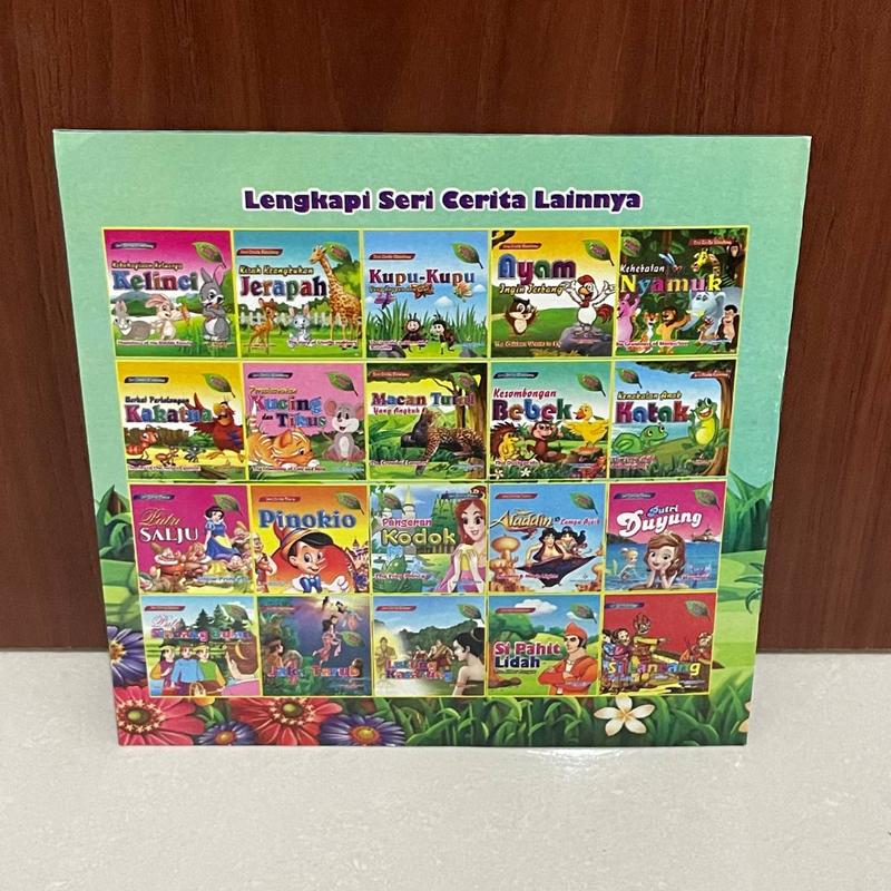Buku Dongeng Cerita Anak FULL COLOUR Seri Cerita Binatang Indonesia Inggris - Bebek 2