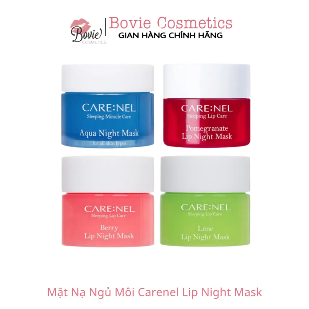 Mặt Nạ Ngủ Môi Dưỡng Môi Tẩy Tế Bào Chết Care:nel Lip Night Mask