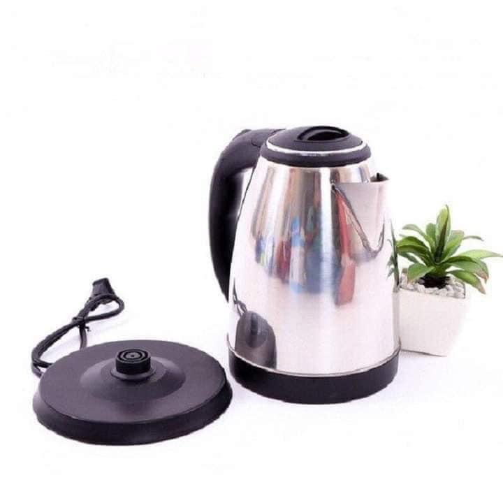 Ấm Siêu Tốc Bạc Inox 1.8l Đun Siêu Tốc Đun Nước, Bình Đun Nước ấm đun giữ nhiệt nhỏ gọn