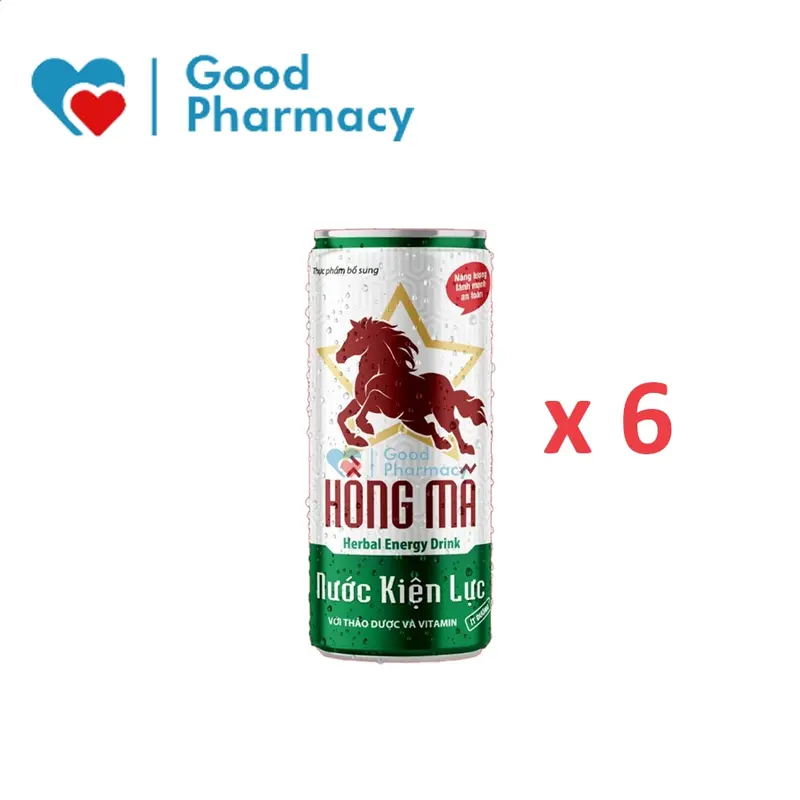 Nước kiện lực thảo dược, vitamin Hồng Mã ít đường giúp tăng lực, giảm mệt mỏi, giúp hồi phục sức khỏe [Dược liệu, Hoa Linh] 5