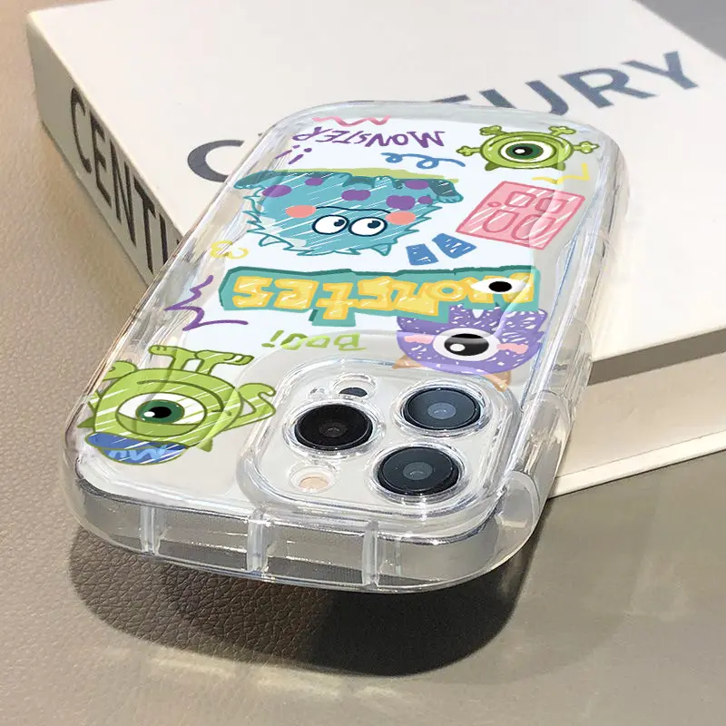 Case Untuk Samsung A05 A05s A02 M02 A02s M02s F02s A03 Core A03s A04 A04s M04 F04 A04E A10 M10 A10s M01s A11 M11 Casing Monster Kesing bening tekstur Kasing Telepon anti transparan Clear silikon perlindungan Softcase 3
