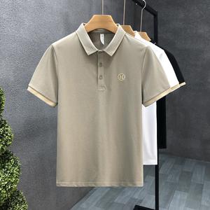 Polo Nam thêu ECOLLECT Vải cá sấu mềm mịn thoáng khí co giãn thấm mồ hôi phong cách trẻ trung thời trang hè CD24 Menswear Áo Có Cổ Shirt