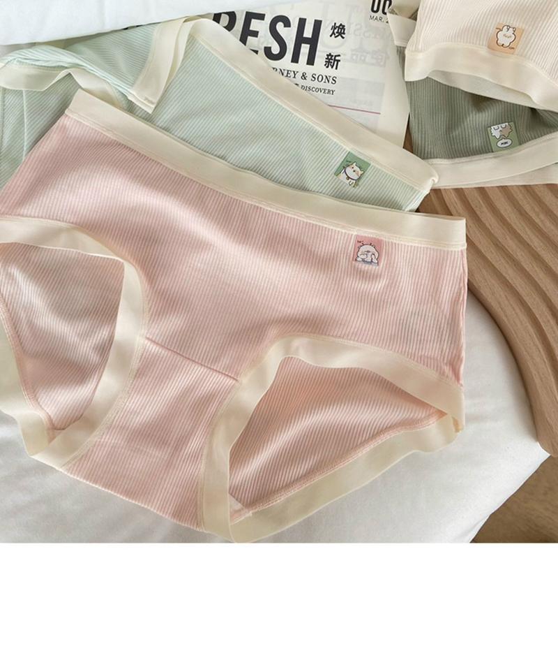 Product Introduction of [308] Quần Lót Nữ Cotton Trơn Dễ Thương Chất Vải Cao Cấp Mềm Mịn Co Giản Thoải Mái Min Underwear 7