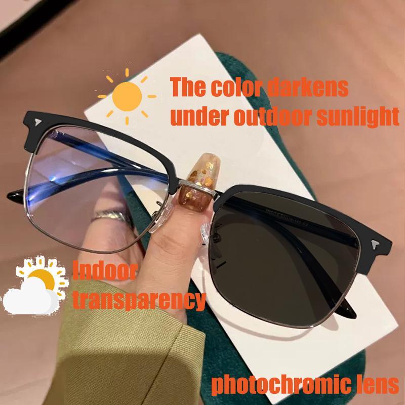 Metal Glasses, Anti-blue light flat light filter, Polarized sunglasses ...