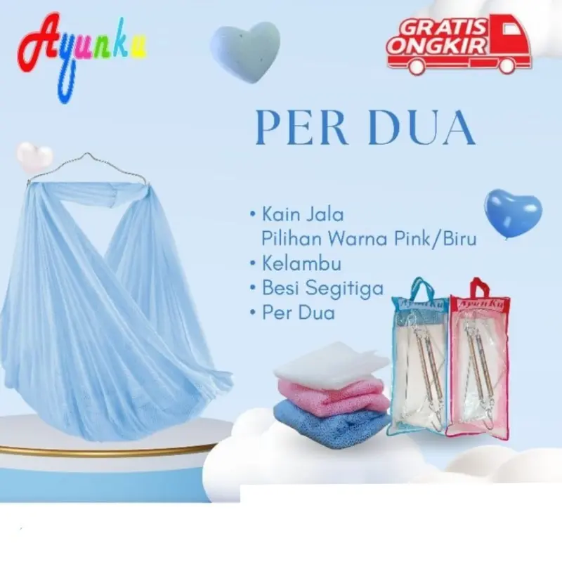 Ayunan Bayi AYUKU Set PER Jumbo, Dua, Tiga, Lima - 1 paket perlengkapan bayi ayunan  cable Furniture 0