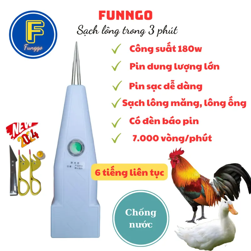 A300 PRO Máy Nhổ Lông Vịt Cầm Tay Dùng Pin Chống Nước mũi kẹp nhám, bắt lông tốt 1